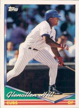 #63 Glenallen Hill - Chicago Cubs - 1994 Topps Baseball