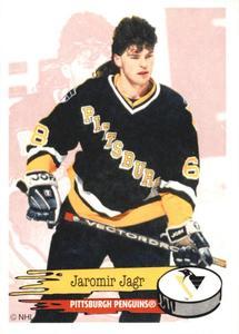 #63 Jaromir Jagr - Pittsburgh Penguins - 1995-96 Panini Hockey Stickers