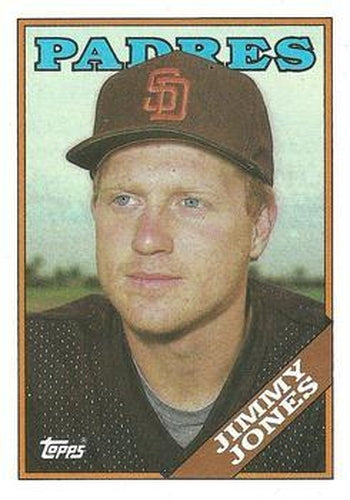 #63 Jimmy Jones - San Diego Padres - 1988 Topps Baseball