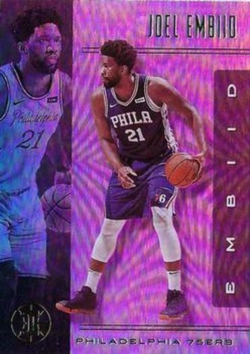 #63 Joel Embiid - Philadelphia 76ers - 2019-20 Panini Illusions Basketball
