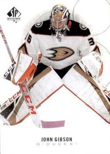 #63 John Gibson - Anaheim Ducks - 2020-21 SP Authentic Hockey