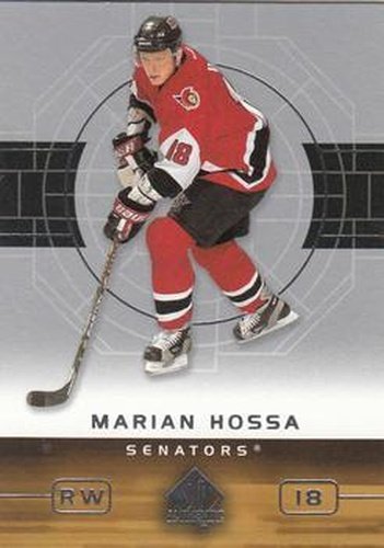 #63 Marian Hossa - Ottawa Senators - 2002-03 SP Authentic Hockey