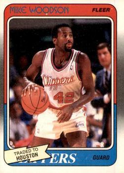 #63 Mike Woodson - Houston Rockets - 1988-89 Fleer Basketball