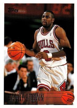 #63 Randy Brown - Chicago Bulls - 1996-97 Topps Basketball