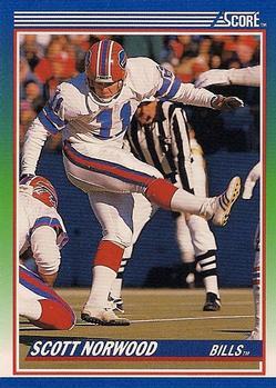 #63 Scott Norwood - Buffalo Bills - 1990 Score Football