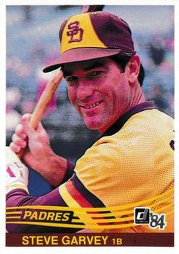#63 Steve Garvey - San Diego Padres - 1984 Donruss Baseball
