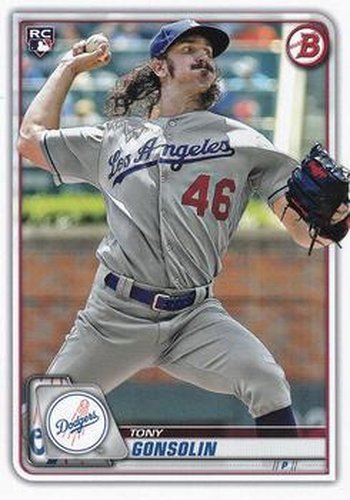 #63 Tony Gonsolin - Los Angeles Dodgers - 2020 Bowman Baseball