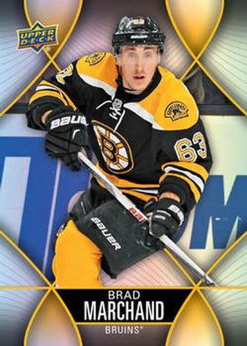 #63 Brad Marchand - Boston Bruins - 2016-17 Upper Deck Tim Hortons Hockey