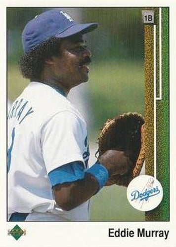 #763 Eddie Murray - Los Angeles Dodgers - 1989 Upper Deck Baseball