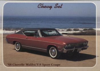 #63 68 Chevelle Malibu V-8 Sport Coupe - 1992 Collect-A-Card Chevy