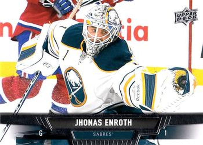 #63 Jhonas Enroth - Buffalo Sabres - 2013-14 Upper Deck Hockey