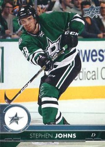 #63 Stephen Johns - Dallas Stars - 2017-18 Upper Deck Hockey