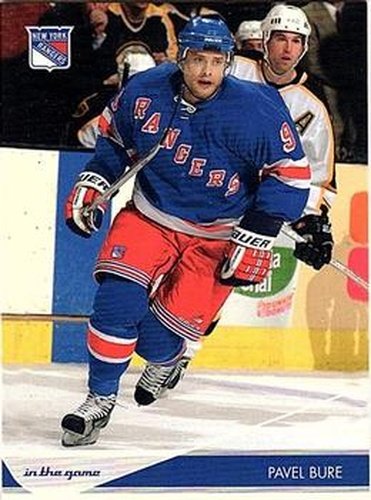 #63 Pavel Bure New York Rangers 2003-04 In The Game Toronto Star Hockey