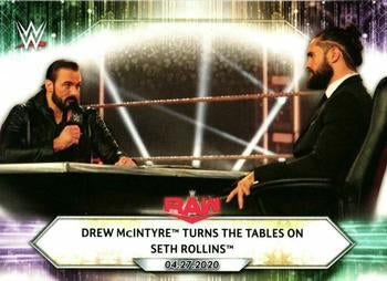#63 Drew McIntyre Turns the Tables on Seth Rollins - 2021 Topps WWE Wrestling