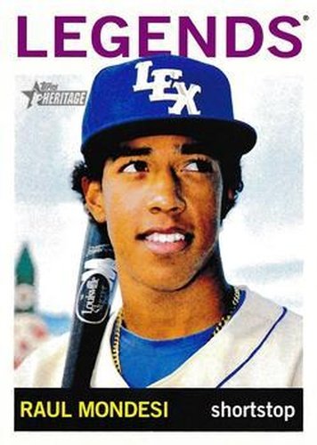 #63a Raul Mondesi - Lexington Legends - 2013 Topps Heritage Minor League Baseball