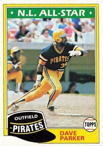 #640 Dave Parker - Pittsburgh Pirates - 1981 Topps Baseball