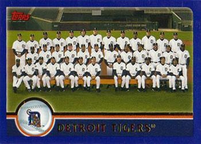 #640 Detroit Tigers - Detroit Tigers - 2003 Topps Baseball