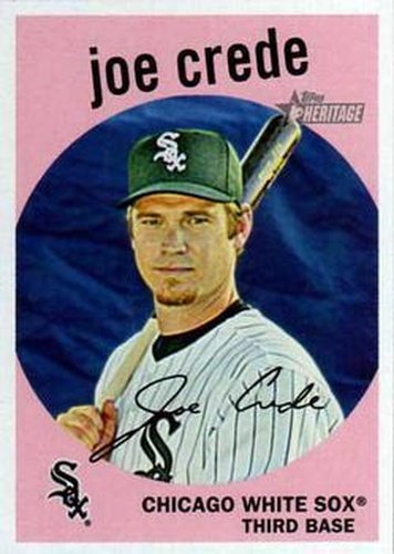 #640 Joe Crede - Chicago White Sox - 2008 Topps Heritage Baseball