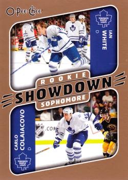 #640 Carlo Colaiacovo / Ian White - Toronto Maple Leafs - 2006-07 O-Pee-Chee Hockey
