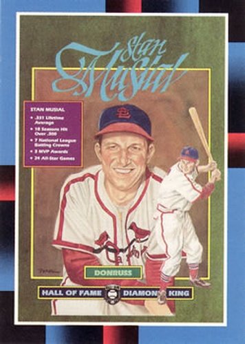 #641 Stan Musial - St. Louis Cardinals - 1988 Donruss Baseball