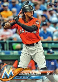 #641 Cameron Maybin - Miami Marlins - 2018 Topps Baseball