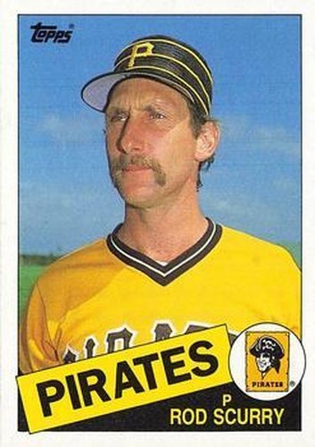 #641 Rod Scurry - Pittsburgh Pirates - 1985 Topps Baseball