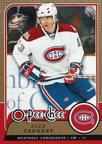 #641 Alex Tanguay - Montreal Canadiens - 2008-09 O-Pee-Chee Hockey