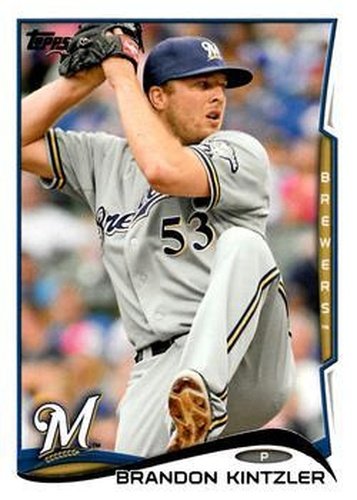 #642 Brandon Kintzler - Milwaukee Brewers - 2014 Topps Baseball