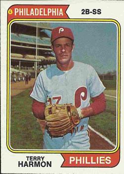 #642 Terry Harmon - Philadelphia Phillies - 1974 Topps Baseball