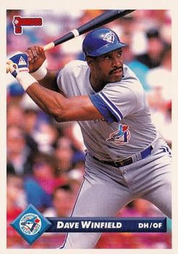 #643 Dave Winfield - Toronto Blue Jays - 1993 Donruss Baseball
