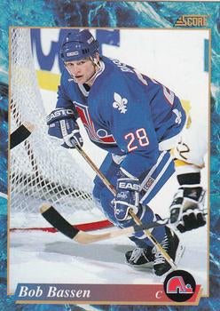 #643 Bob Bassen - Quebec Nordiques - 1993-94 Score Canadian Hockey