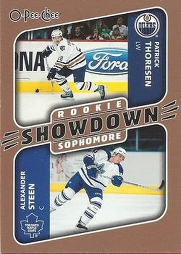 #644 Patrick Thoresen / Alexander Steen - Toronto Maple Leafs / Edmonton Oilers - 2006-07 O-Pee-Chee Hockey