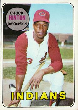 #644 Chuck Hinton - Cleveland Indians - 1969 Topps Baseball