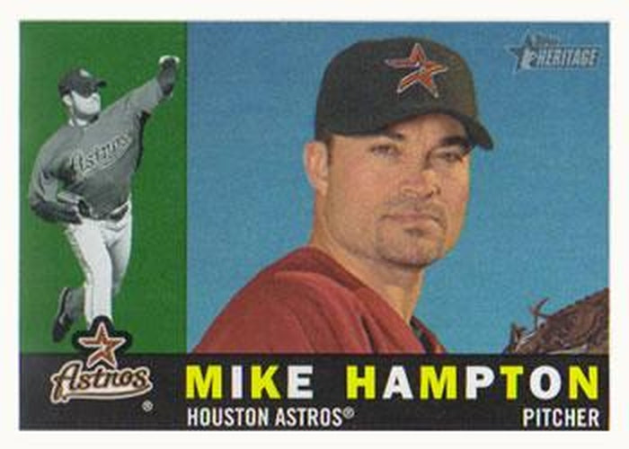#644 Mike Hampton - Houston Astros - 2009 Topps Heritage Baseball