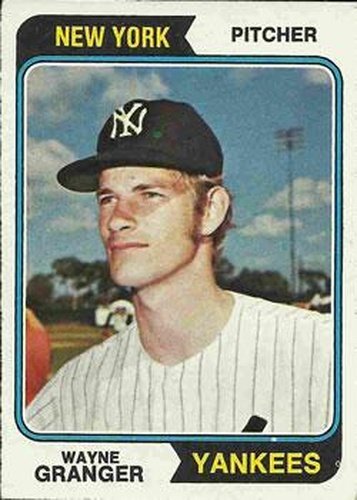 #644 Wayne Granger - New York Yankees - 1974 Topps Baseball