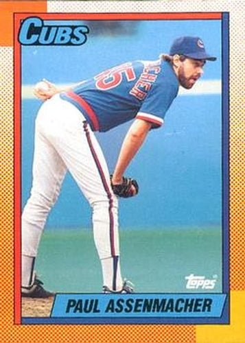 #644 Paul Assenmacher - Chicago Cubs - 1990 O-Pee-Chee Baseball