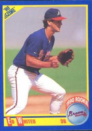 #644 Ed Whited - Atlanta Braves - 1990 Score Baseball
