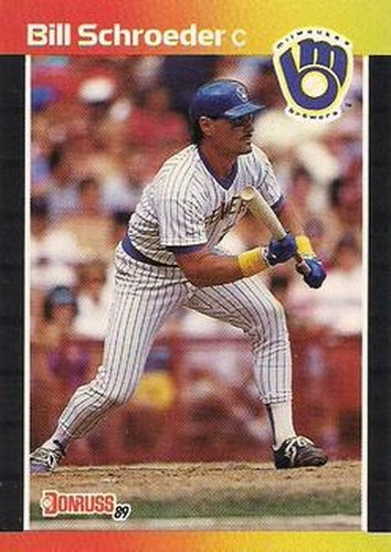 #644 Bill Schroeder - Milwaukee Brewers - 1989 Donruss Baseball