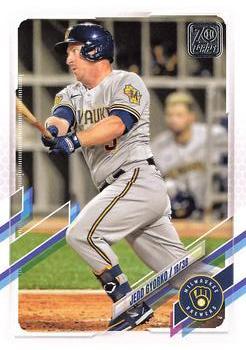 #645 Jedd Gyorko - Milwaukee Brewers - 2021 Topps Baseball