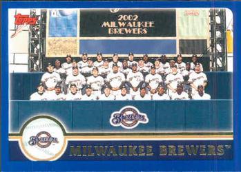 #645 Milwaukee Brewers - Milwaukee Brewers - 2003 Topps Baseball
