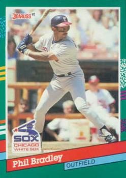 #646 Phil Bradley - Chicago White Sox - 1991 Donruss Baseball