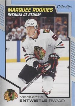 #646 MacKenzie Entwistle - Chicago Blackhawks - 2020-21 O-Pee-Chee Update Blue Hockey