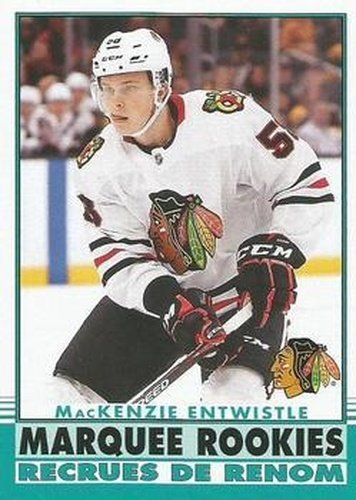 #646 MacKenzie Entwistle - Chicago Blackhawks - 2020-21 O-Pee-Chee Update Retro Hockey