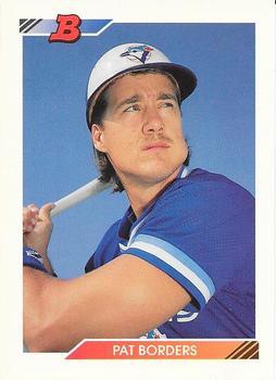 #646 Pat Borders - Toronto Blue Jays - 1992 Bowman Baseball