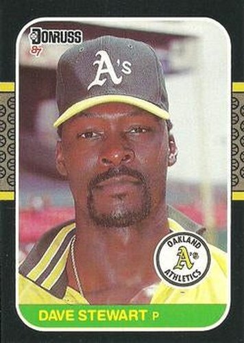 #648 Dave Stewart - Oakland Athletics - 1987 Donruss Baseball