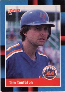 #648 Tim Teufel - New York Mets - 1988 Donruss Baseball