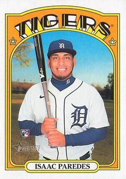 #648 Isaac Paredes - Detroit Tigers - 2021 Topps Heritage Baseball