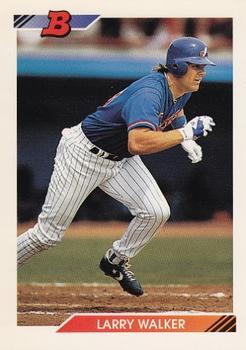 #648 Larry Walker - Montreal Expos - 1992 Bowman Baseball