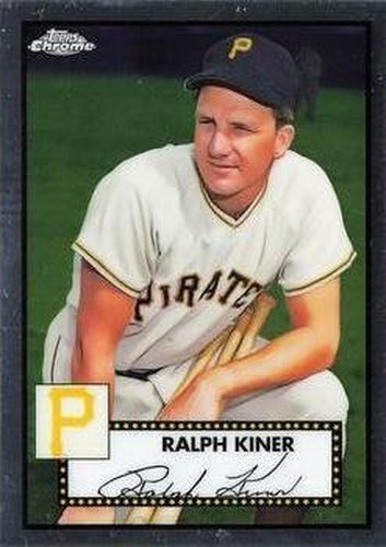 #648 Ralph Kiner - Pittsburgh Pirates - 2021 Topps Chrome Platinum Anniversary Baseball