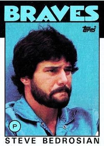 #648 Steve Bedrosian - Atlanta Braves - 1986 Topps Baseball